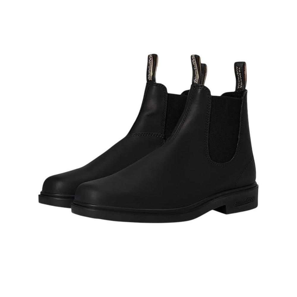 Blundstone 063 Dress Series Chelsea Boots Black Leather Square Toe Mens 9.5